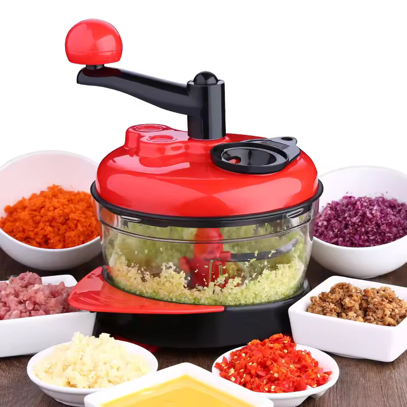 Dropfilterstore 1.5L Manual Food Chopper with 3-Speed Control