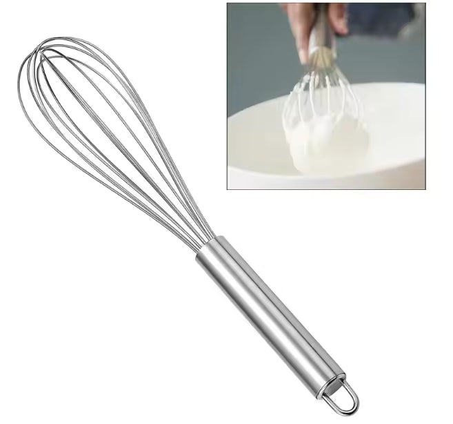 Dropfilterstore 10-Inch Stainless Steel Balloon Whisk, 1 Piece