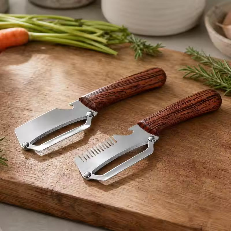 Dropfilterstore 3-in-1 Vegetable Peeler with Bottle Opener, PP Handle