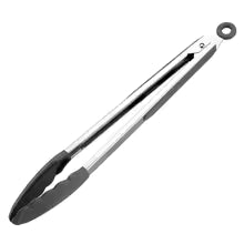 Dropfilterstore 12-Inch Silicone Kitchen Tongs with Locking Design