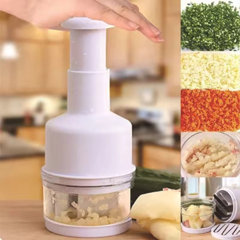 Dropfilterstore Manual Vegetable Chopper & Garlic Crusher Tool