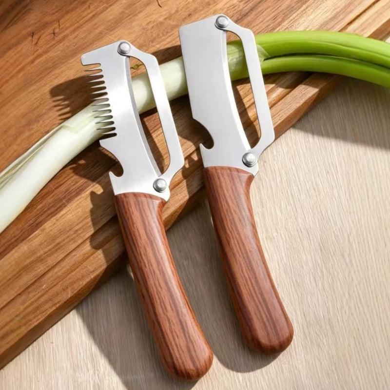 Dropfilterstore 3-in-1 Vegetable Peeler with Bottle Opener, PP Handle