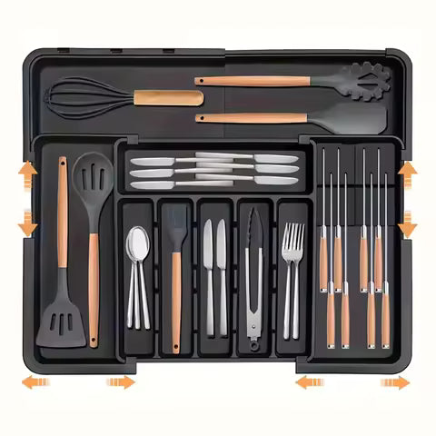 Dropfilterstore Expandable Cutlery Drawer Organizer
