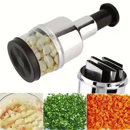 Dropfilterstore Manual Vegetable Chopper & Garlic Crusher Tool